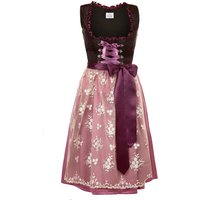 Midi Dirndl lila Alpentraum