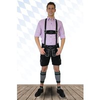 Kurze Hose Ziegenvelour Wildbock schwarz