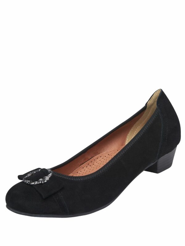 Pumps schwarz mit Schnalle Bergsee 005391