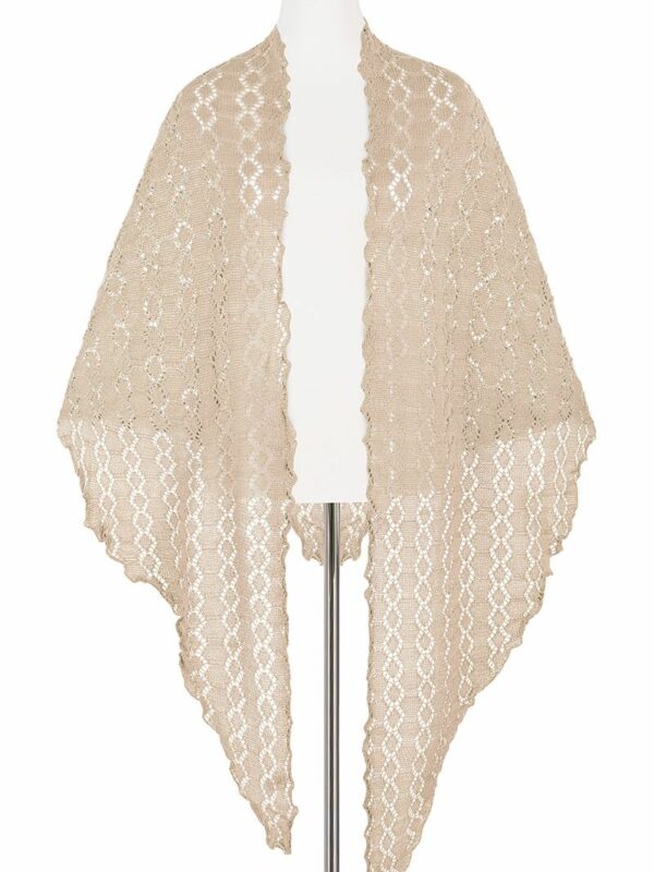 Poncho taupe Anni 016434