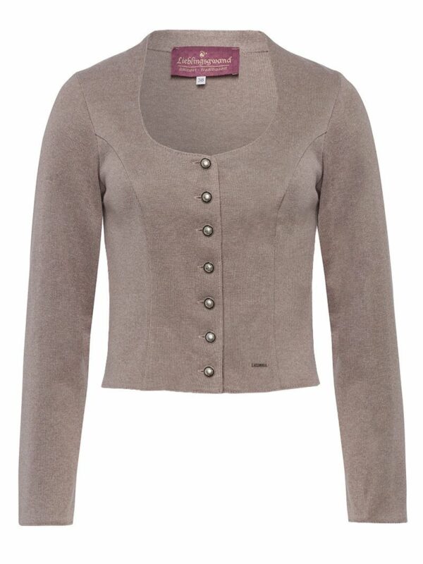 Trachten Strickjacke taupe Achensee 002882 - limitiert