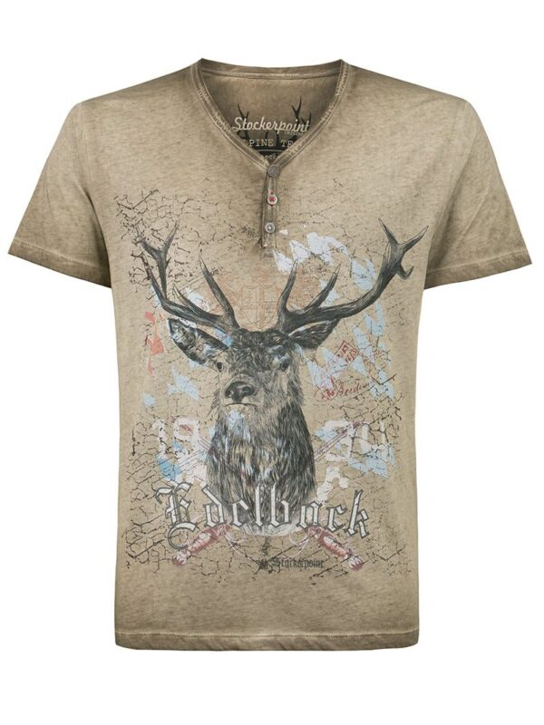 Trachtenshirt sand Günther 011088 ~ S