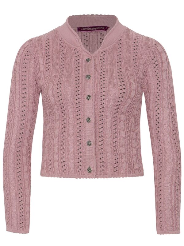 Trachten Strickjacke altrosa Franzi 009531 ~ 32
