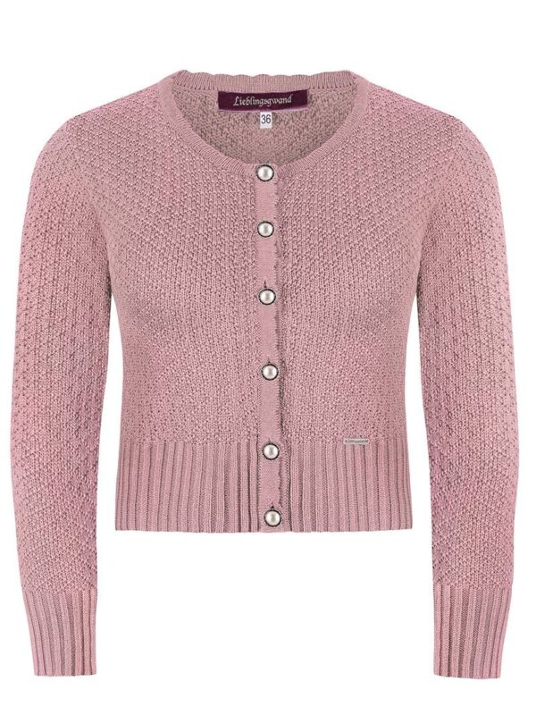 Trachten Strickjacke altrosa Marlene 014631 ~ 32