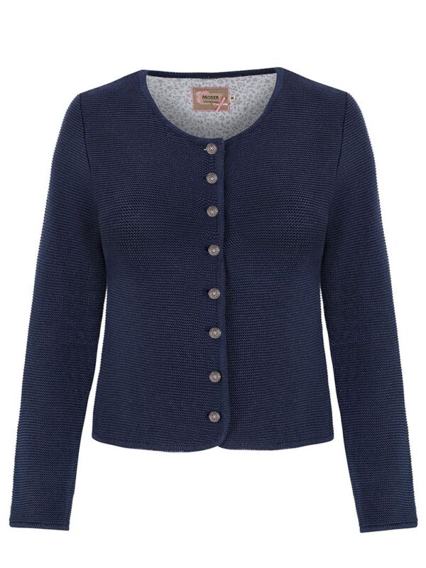 Trachten Strickjacke dunkelblau Franziska 014419 ~ 30
