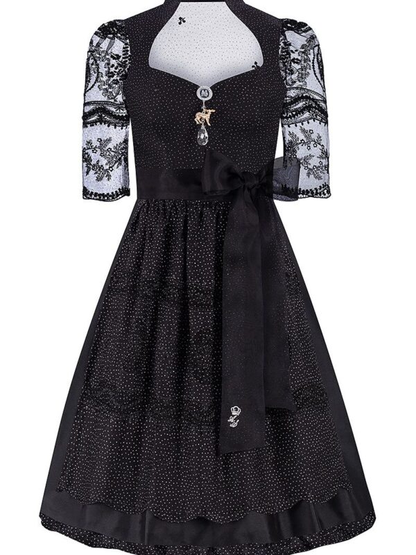 Midi Dirndl 70 cm schwarz Black Lady 016393 ~ 32