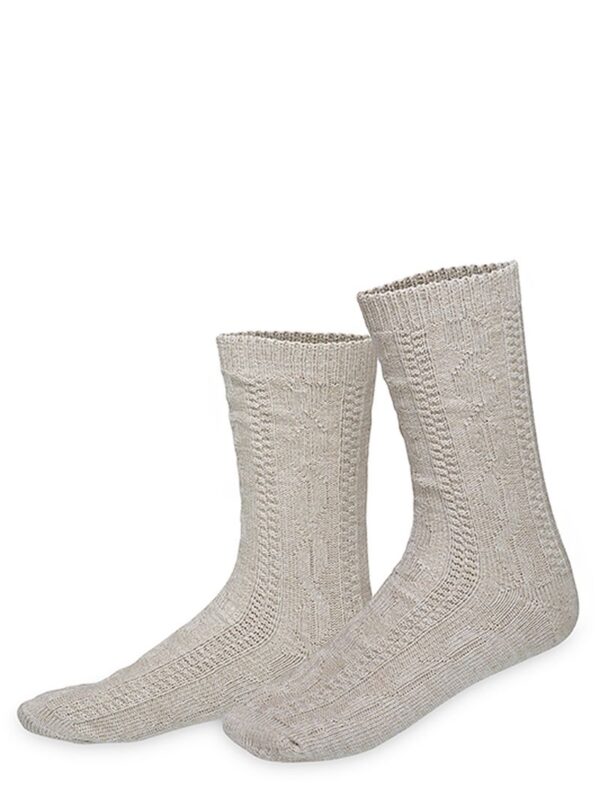 Trachtensocken kurz natur 100978 ~ 36-38
