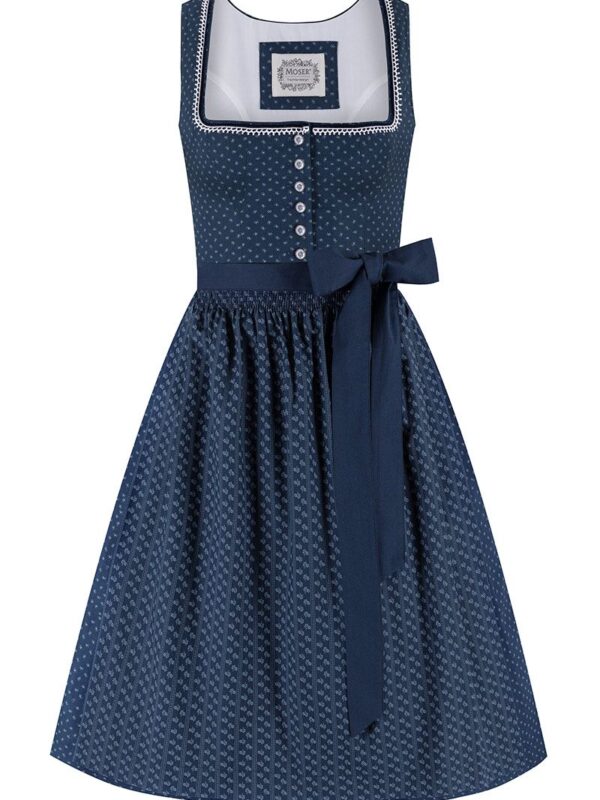Midi Dirndl 65 cm Anni 011889 blau ~ 54