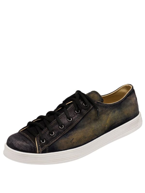Trachtensneaker schwarz antik 015242 ~ 40