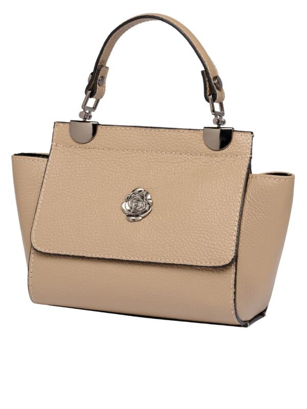 Trachtentasche taupe Retro Nappaleder 014985 ~ taupe