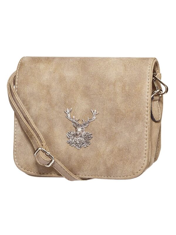 Trachtentasche Hirsch taupe 008412
