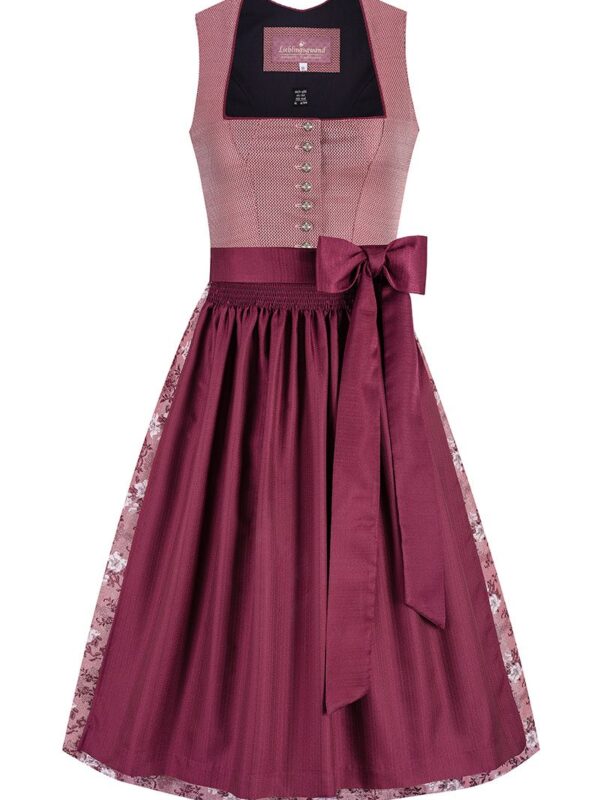 Midi Dirndl 70 cm beere Mina 016441 ~ 34
