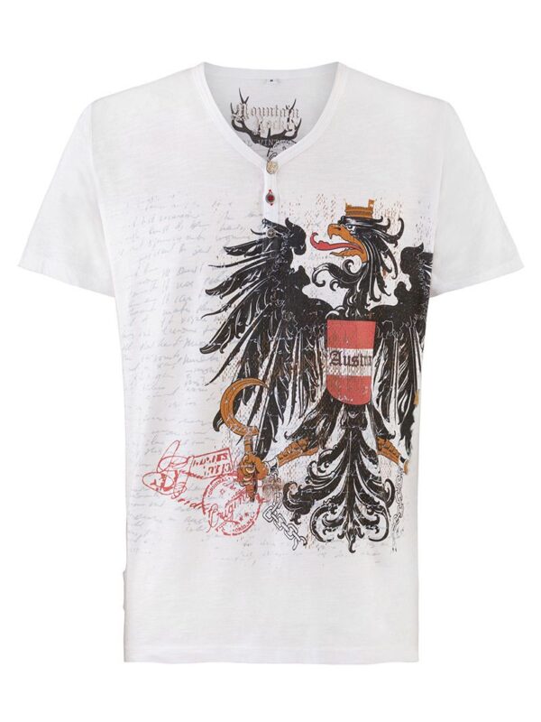 Trachtenshirt weiß Franz Austria 012549 ~ S