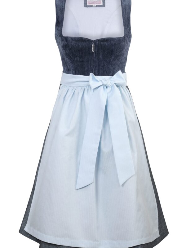 Dirndl DORFSTETTEN (65 cm) ~ 42 ~ grau